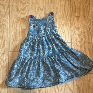 Matilda Jane Floral blue dress 4T